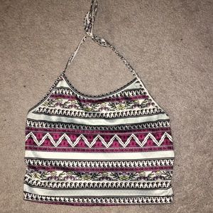 Tribal halter top